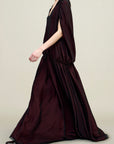 Gillian Drawstring Dress in Trapped Silk