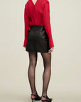 Tabitha Blouse in Soft Satin