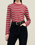 Wynn Long Sleeve in Amarena Stripe