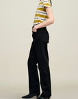 Kenzie T-Shirt in Goldenrod Stripe