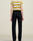 Kenzie T-Shirt in Goldenrod Stripe