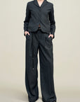Iman Shrunken Blazer in Light Wool Suiting