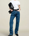 Gabby Tapered Jean in Cotton Denim