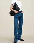 Gabby Tapered Jean in Cotton Denim