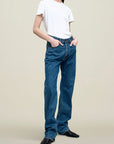 Gabby Tapered Jean in Cotton Denim