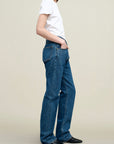 Gabby Tapered Jean in Cotton Denim