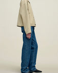 Abby Cropped Jacket in Virgin Wool