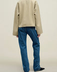 Abby Cropped Jacket in Virgin Wool