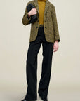 James Jacket in Novelty Wool