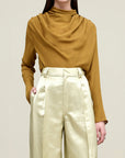 Tabitha Blouse in Soft Satin