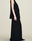 Deon Sleeveless Blazer in Wool Coating