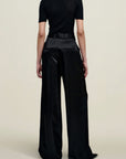 Fatima Trouser in Liquid Twill