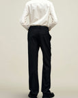 Billie Tie Blouse in Cotton Shirting