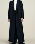 Palmer Coat in Sergeant Twill Combo