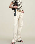 Kenzie T-Shirt in Mink Stripe