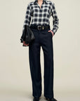 Irene Cuff Trouser in Heavy Wool Suiting