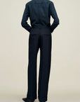 Irene Cuff Trouser in Heavy Wool Suiting