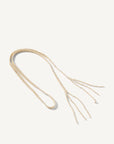 Sora Beaded Belt in Shell