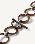 Jovi Belt in Wooden Acrylic