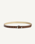 Bea Slim Belt in Leather
