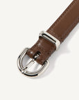 Bea Slim Belt in Leather