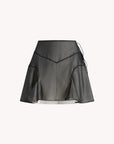 Alyse Mini Skirt in Trapped Poplin