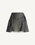 Alyse Mini Skirt in Trapped Poplin