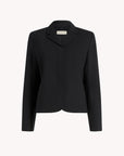 Iman Shrunken Blazer in Tropical Wool