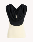 Meeka Cowl Neck Tank in Cotton Nylon