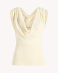 Meeka Cowl Neck Tank in Cotton Nylon