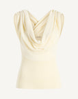 Meeka Cowl Neck Tank in Cotton Nylon
