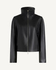 Liam Leather Bomber in Lambskin