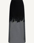 Reed Skirt in Bouclé Burnout