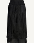 Hurley Skirt in Satin Plisse