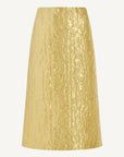 Beck A-line Skirt in Gilded Jacquard