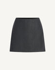 Kenna Mini Skirt in Wool Flannel