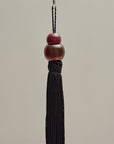 Large Cadenza Tassel in Leather and Acrylic