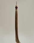 Large Cadenza Tassel in Leather and Acrylic