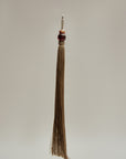 Large Cadenza Tassel in Leather and Acrylic