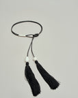 Cordo Double Tassel Belt in Leather