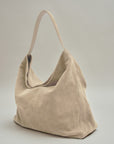 Toulon Slouch Bag in Calf Suede