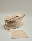 Toulon Slouch Bag in Calf Suede