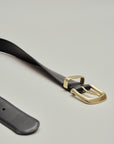 Johnson Belt in Black and Gold