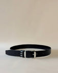 Monterey Stud Belt in Black Cow Leather