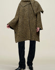Navi Scarf Cape in Novelty Wool