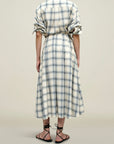 Dakota Pleated Skirt in Airbrush Flannel