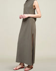 Gaia Dress in Paperweight Wool