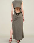 Gaia Dress in Paperweight Wool