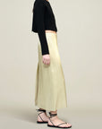 Emilee Pencil Skirt in Liquid Twill