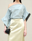 Norene Top in Silk Taffeta
